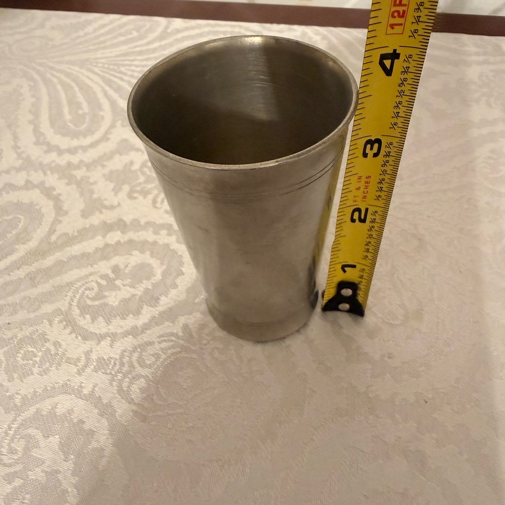Classic Silver Metal Tumbler